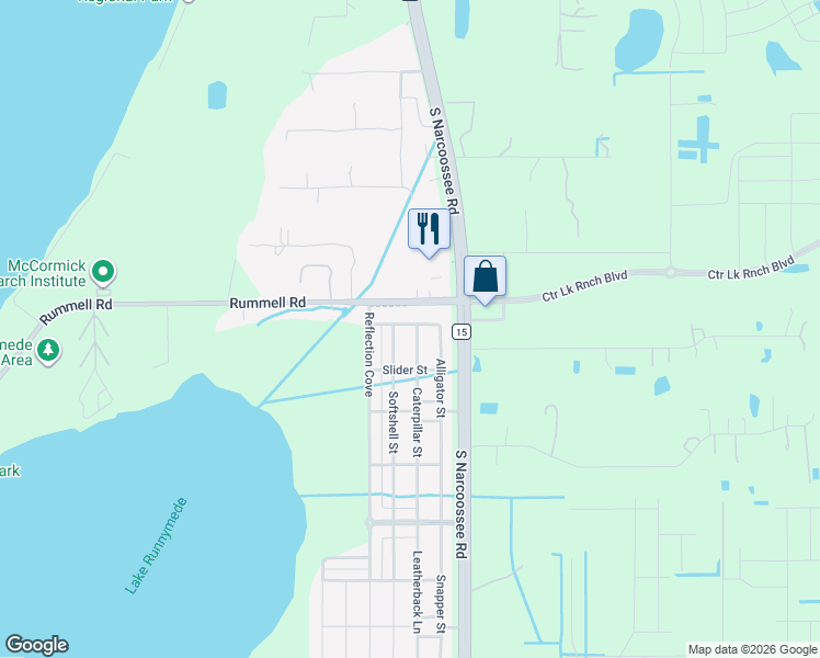 map of restaurants, bars, coffee shops, grocery stores, and more near 1488 Caterpillar Street in Saint Cloud