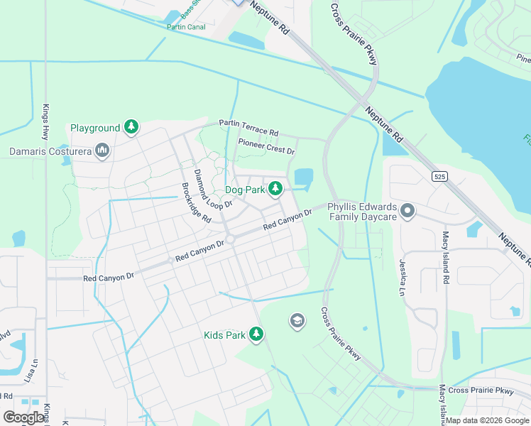 map of restaurants, bars, coffee shops, grocery stores, and more near 2004 Sky Meadow Lane in Kissimmee