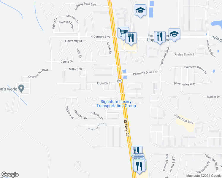 map of restaurants, bars, coffee shops, grocery stores, and more near 102 Alton Street in Davenport