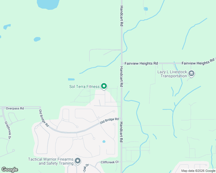 map of restaurants, bars, coffee shops, grocery stores, and more near 34351 Atkins Road in Wesley Chapel