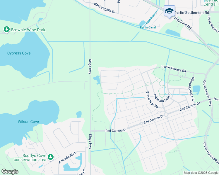 map of restaurants, bars, coffee shops, grocery stores, and more near 1716 Ranger Highlands Road in Kissimmee
