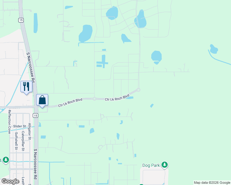 map of restaurants, bars, coffee shops, grocery stores, and more near 5195 Ralph Miller Road in St. Cloud