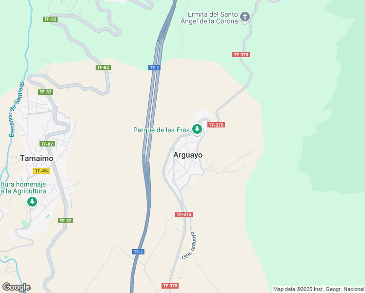 map of restaurants, bars, coffee shops, grocery stores, and more near 35 Calle Carretera General in Arguayo