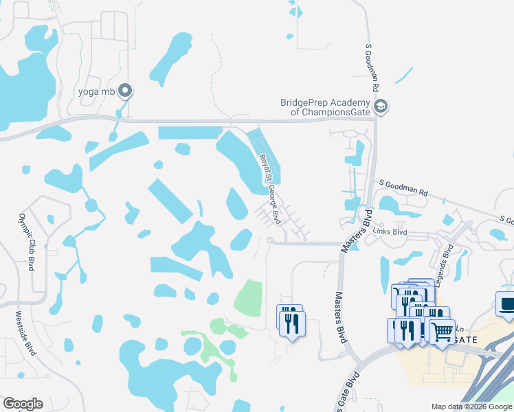 map of restaurants, bars, coffee shops, grocery stores, and more near 8538 Zoeller Hills Drive in Davenport