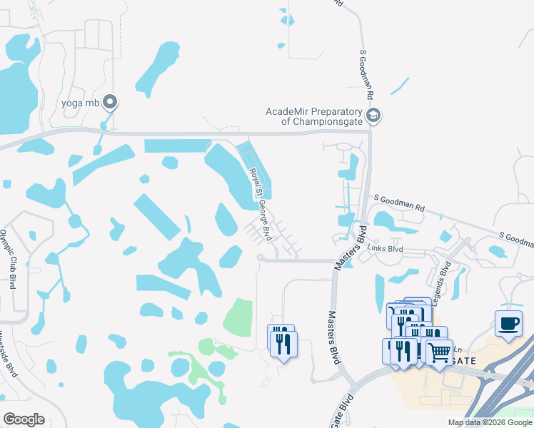 map of restaurants, bars, coffee shops, grocery stores, and more near 8538 Zoeller Hills Drive in Davenport