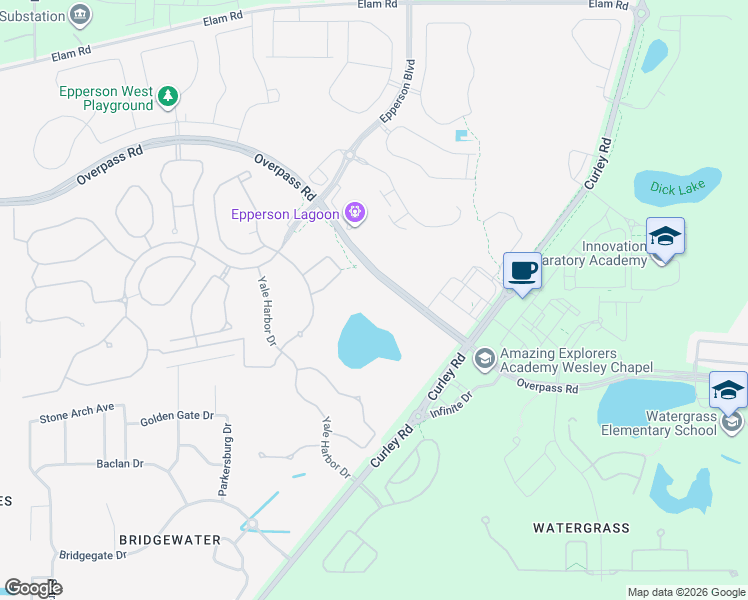 map of restaurants, bars, coffee shops, grocery stores, and more near in Zephyrhills