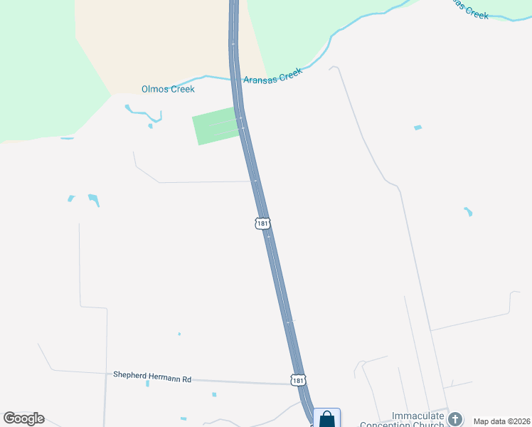 map of restaurants, bars, coffee shops, grocery stores, and more near U.S. 181 in Skidmore