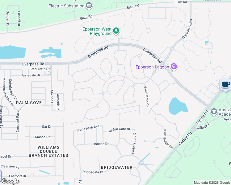 map of restaurants, bars, coffee shops, grocery stores, and more near 7759 Tuscan Bay Circle in Wesley Chapel