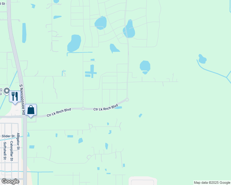 map of restaurants, bars, coffee shops, grocery stores, and more near 5195 Ralph Miller Road in St. Cloud