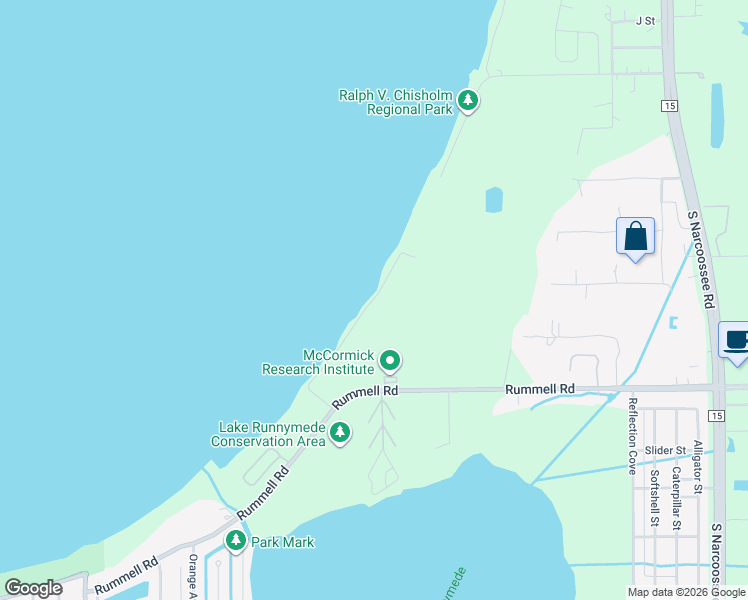 map of restaurants, bars, coffee shops, grocery stores, and more near 105 South Lake Avenue in St. Cloud