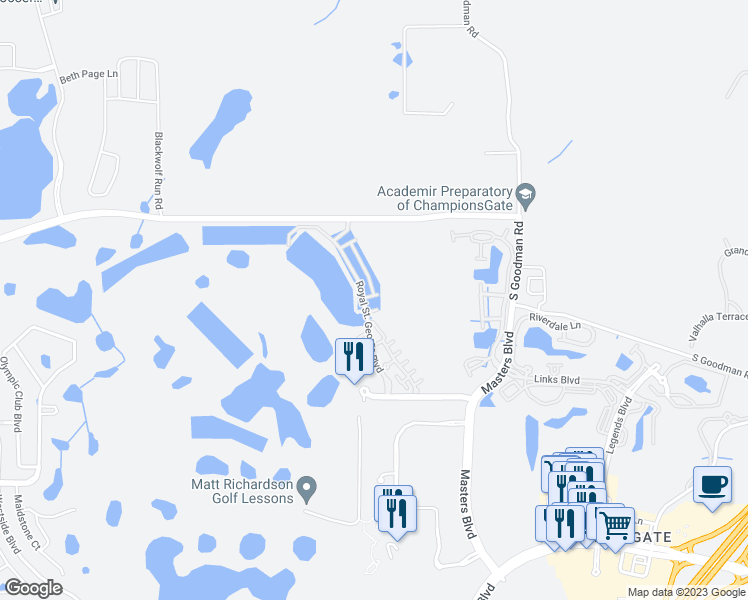 map of restaurants, bars, coffee shops, grocery stores, and more near 8506 Wingfoot Road in Davenport