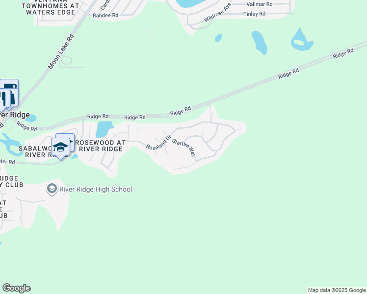 map of restaurants, bars, coffee shops, grocery stores, and more near 7805 Starfire Way in New Port Richey