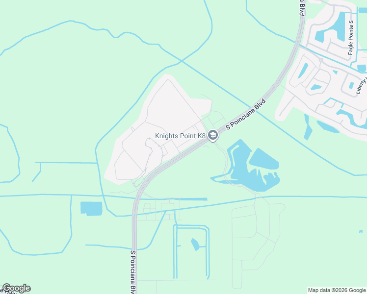 map of restaurants, bars, coffee shops, grocery stores, and more near 1296-1328 South Poinciana Boulevard in Kissimmee