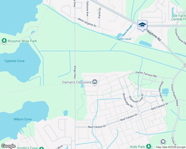 map of restaurants, bars, coffee shops, grocery stores, and more near 1773 Ranger Highlands Road in Kissimmee