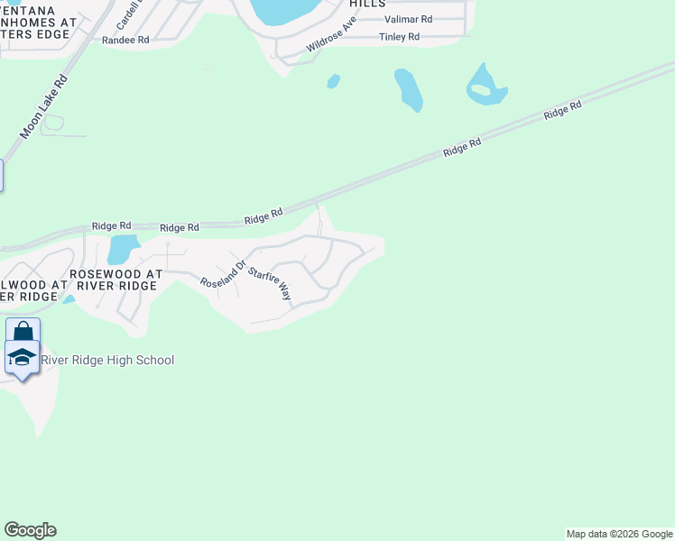 map of restaurants, bars, coffee shops, grocery stores, and more near 7929 Roundelay Drive in New Port Richey