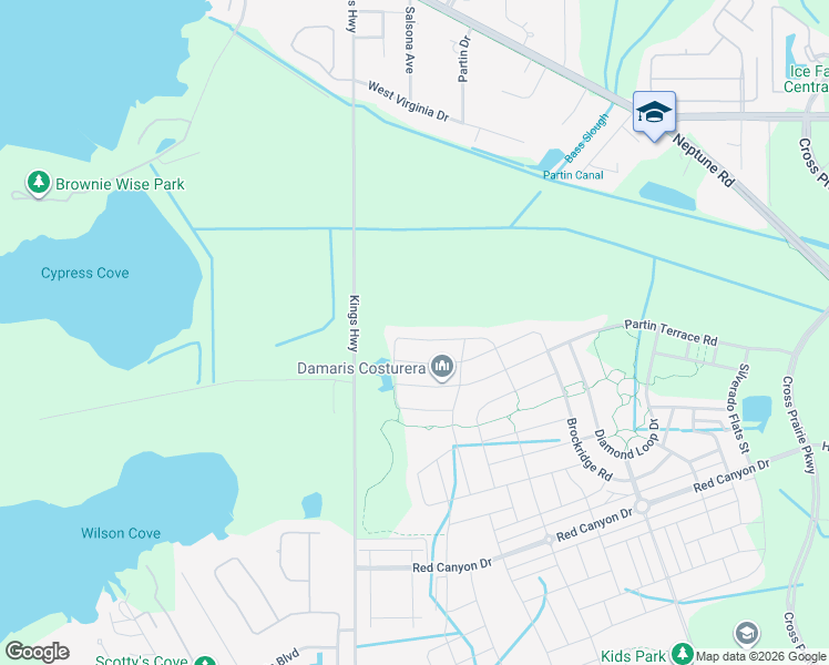 map of restaurants, bars, coffee shops, grocery stores, and more near 1771 Ranger Highlands Road in Kissimmee