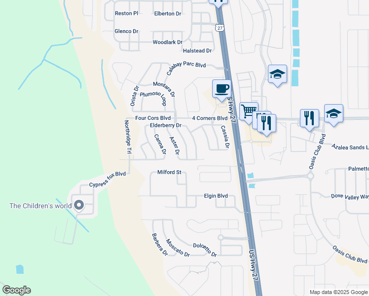map of restaurants, bars, coffee shops, grocery stores, and more near 230 Roseling Crossing in Davenport