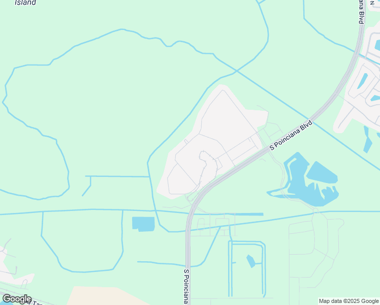 map of restaurants, bars, coffee shops, grocery stores, and more near 1368 South Poinciana Boulevard in Kissimmee