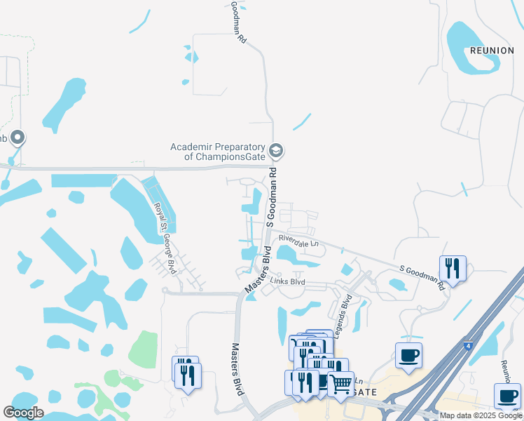map of restaurants, bars, coffee shops, grocery stores, and more near 1252 Romani Avenue in Davenport