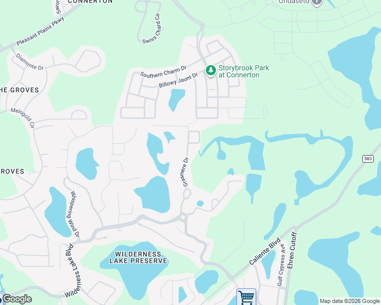 map of restaurants, bars, coffee shops, grocery stores, and more near 7830 Grasmere Drive in Land O' Lakes
