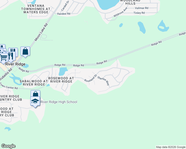 map of restaurants, bars, coffee shops, grocery stores, and more near 7846 Primula Lane in New Port Richey