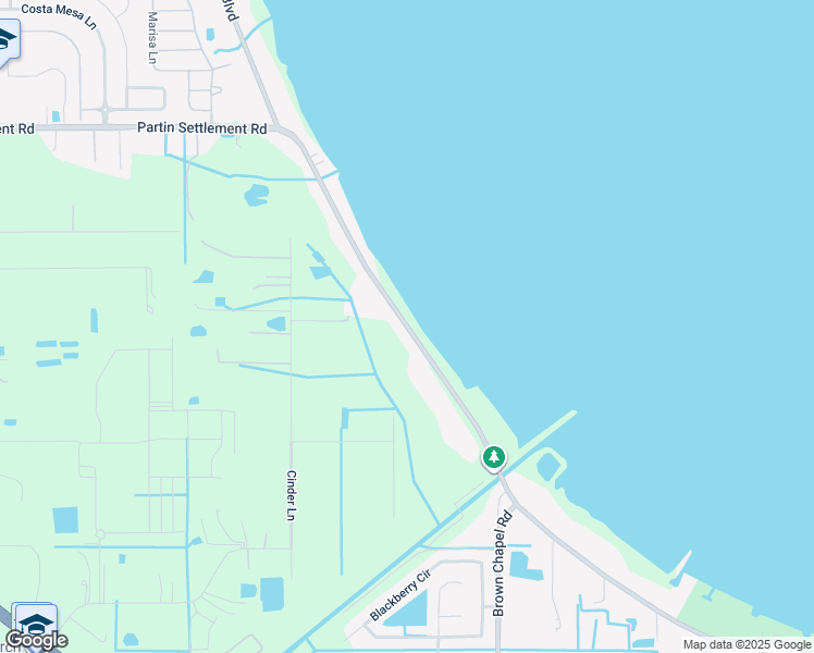 map of restaurants, bars, coffee shops, grocery stores, and more near East Lakeshore Boulevard in Kissimmee