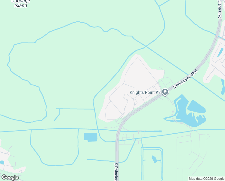 map of restaurants, bars, coffee shops, grocery stores, and more near 1368 South Poinciana Boulevard in Kissimmee