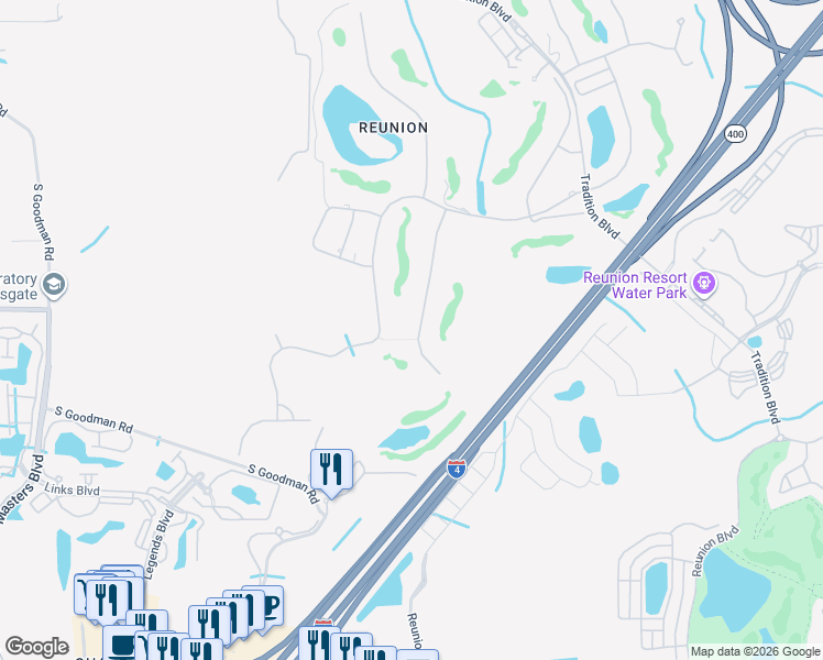 map of restaurants, bars, coffee shops, grocery stores, and more near 1164 Castle Pines Court in Four Corners