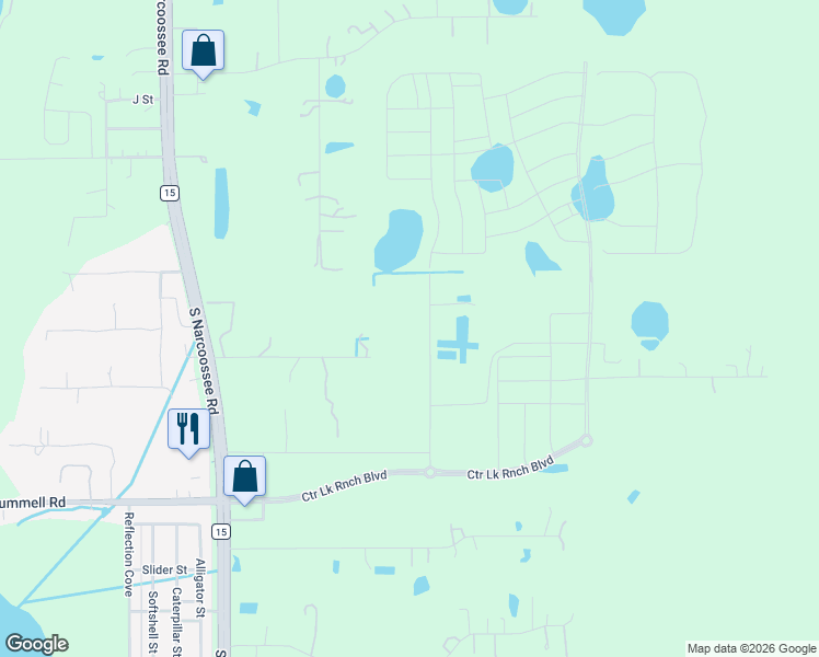 map of restaurants, bars, coffee shops, grocery stores, and more near 1240 Hackney Road in St. Cloud