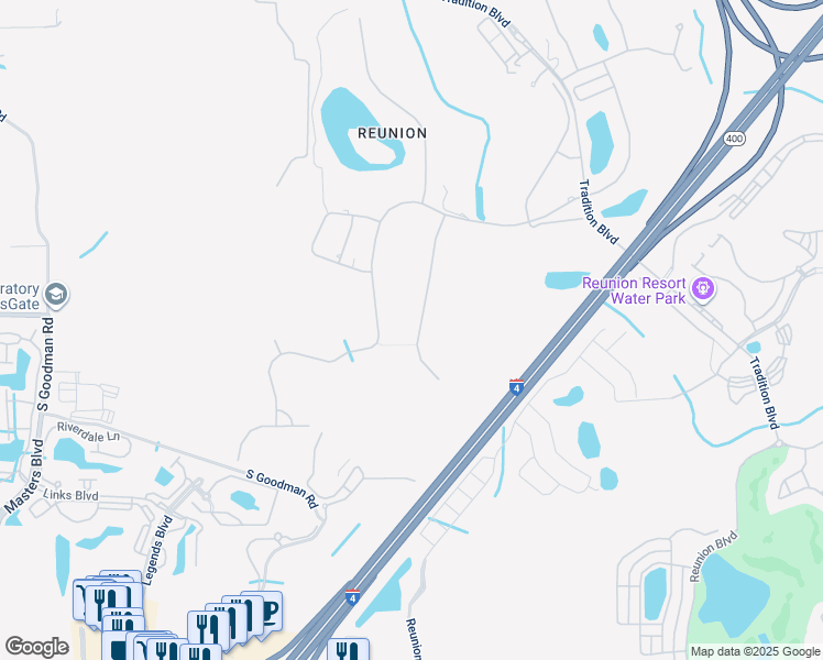 map of restaurants, bars, coffee shops, grocery stores, and more near 1164 Castle Pines Court in Four Corners