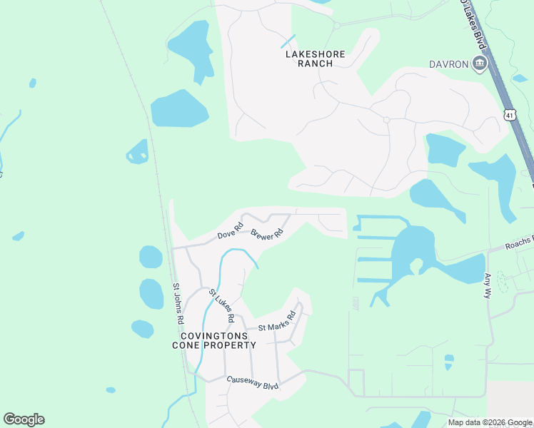 map of restaurants, bars, coffee shops, grocery stores, and more near 19201 Dove Road in Land O' Lakes