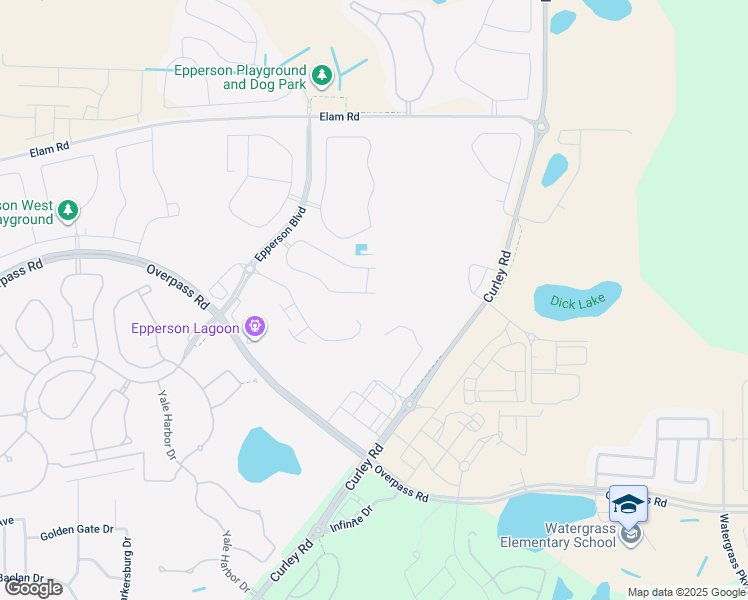 map of restaurants, bars, coffee shops, grocery stores, and more near 8078 Rolling Shell Trail in Wesley Chapel