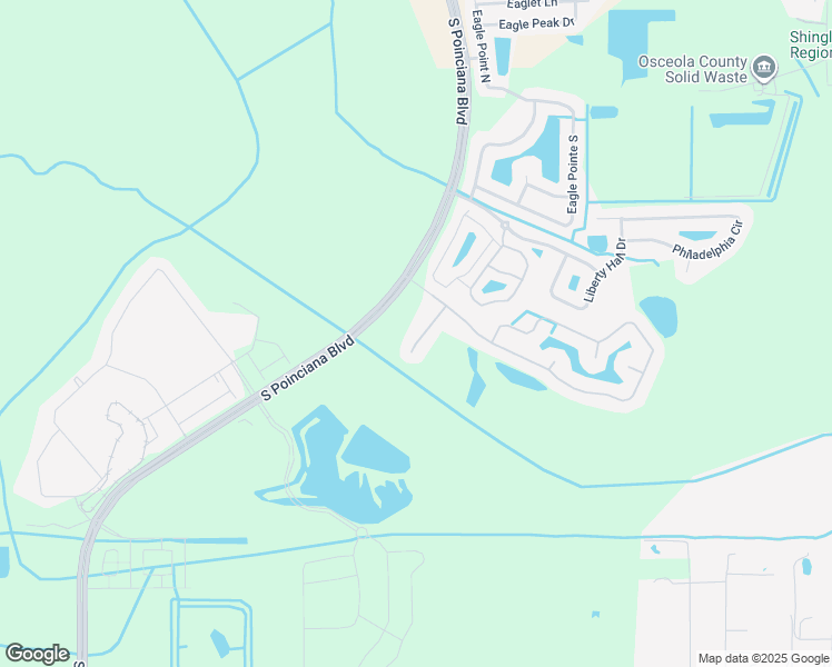 map of restaurants, bars, coffee shops, grocery stores, and more near 1221 Winding Willow Court in Kissimmee