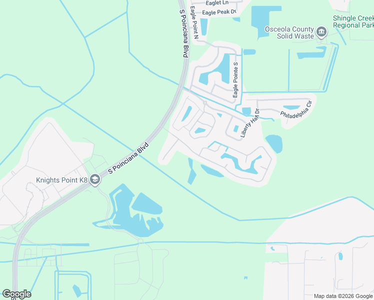 map of restaurants, bars, coffee shops, grocery stores, and more near 4616 Cumbrian Lakes Drive in Kissimmee