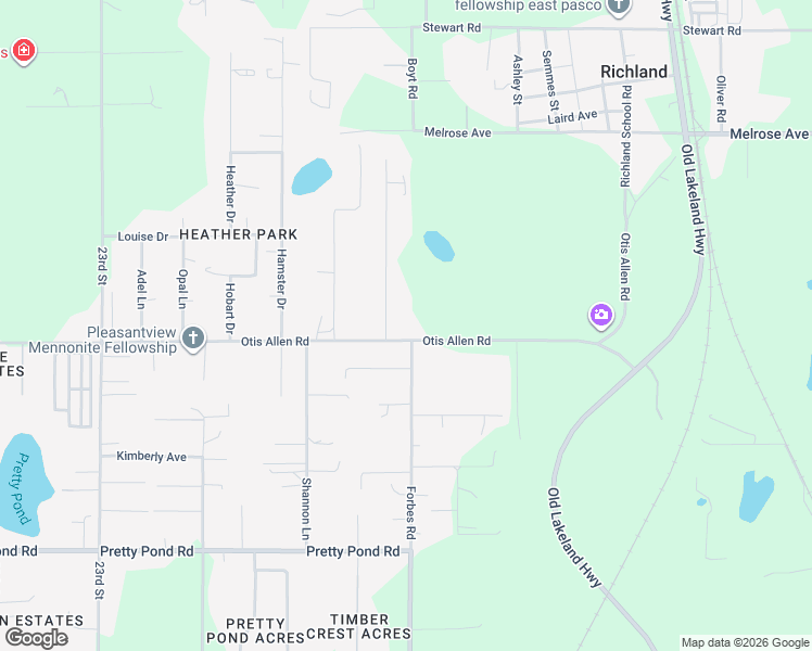 map of restaurants, bars, coffee shops, grocery stores, and more near 8046 Cindy Drive in Zephyrhills
