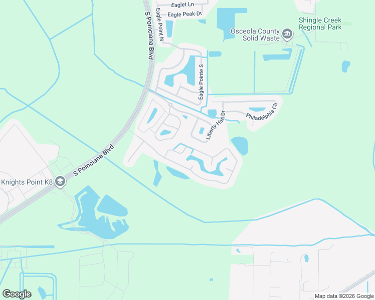 map of restaurants, bars, coffee shops, grocery stores, and more near 4797 Cumbrian Lakes Drive in Kissimmee