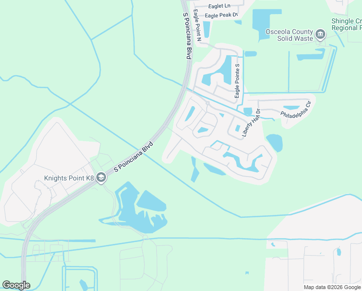 map of restaurants, bars, coffee shops, grocery stores, and more near 1200 Winding Willow Court in Kissimmee