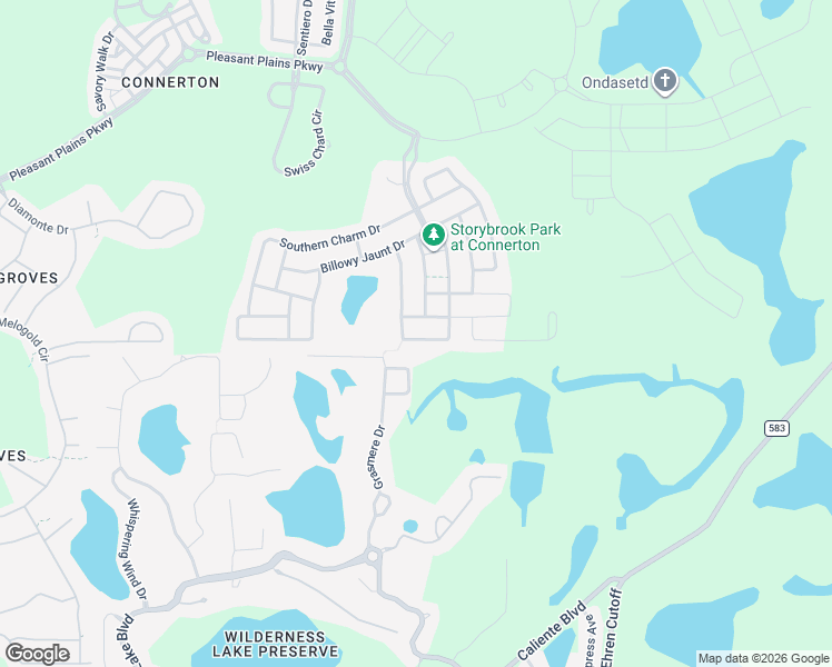 map of restaurants, bars, coffee shops, grocery stores, and more near 8109 Sequester Loop in Land O' Lakes