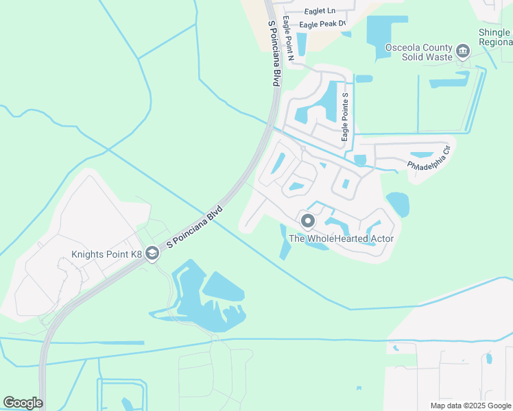 map of restaurants, bars, coffee shops, grocery stores, and more near 1208 Winding Willow Court in Kissimmee