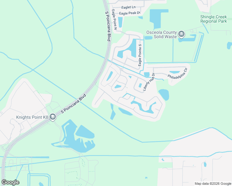 map of restaurants, bars, coffee shops, grocery stores, and more near 1178 South Beach Circle in Kissimmee
