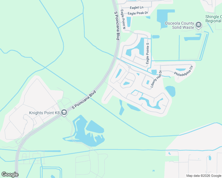 map of restaurants, bars, coffee shops, grocery stores, and more near 1200 Winding Willow Court in Kissimmee