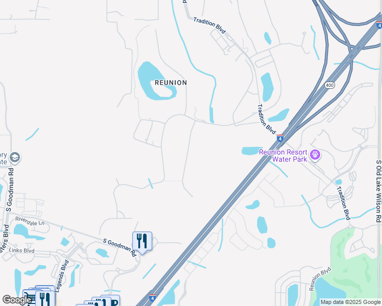 map of restaurants, bars, coffee shops, grocery stores, and more near 1097 Castle Pines Court in Four Corners