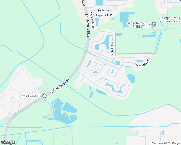 map of restaurants, bars, coffee shops, grocery stores, and more near 1178 South Beach Circle in Kissimmee
