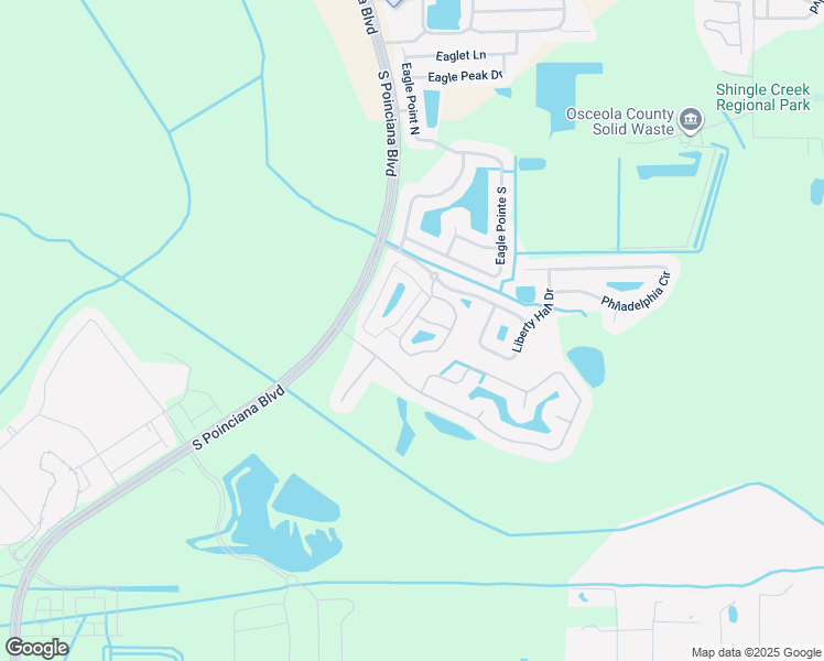 map of restaurants, bars, coffee shops, grocery stores, and more near 1128 South Beach Circle in Kissimmee