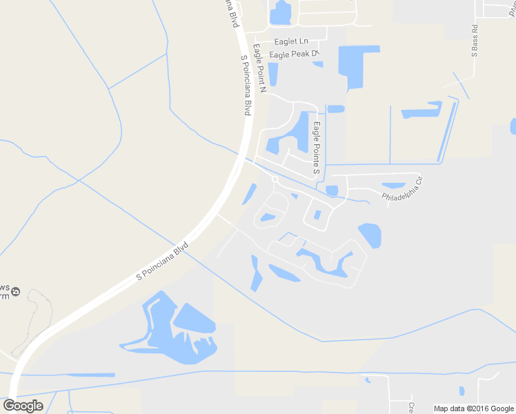 map of restaurants, bars, coffee shops, grocery stores, and more near 1128 South Beach Circle in Kissimmee