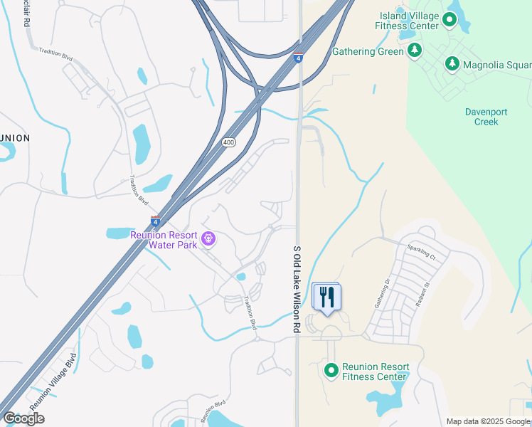 map of restaurants, bars, coffee shops, grocery stores, and more near 1114 Sunset View Circle in Four Corners