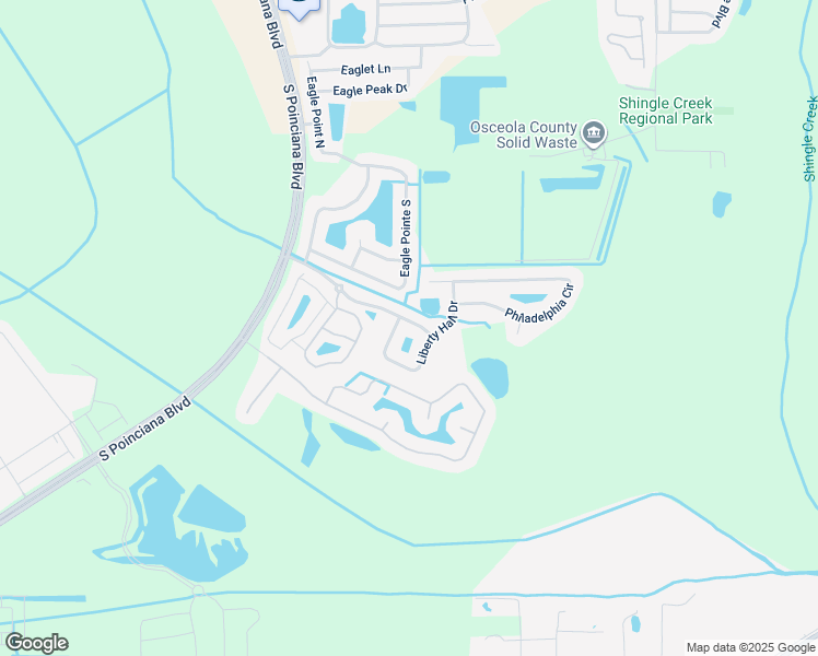 map of restaurants, bars, coffee shops, grocery stores, and more near 4516 Declaration Drive in Kissimmee