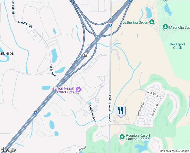 map of restaurants, bars, coffee shops, grocery stores, and more near 1114 Sunset View Circle in Four Corners