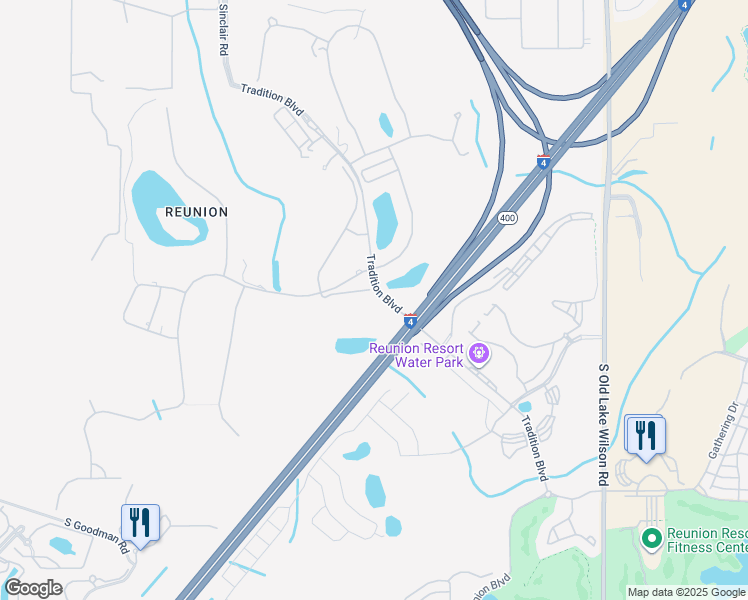 map of restaurants, bars, coffee shops, grocery stores, and more near 975 Golden Bear Drive in Four Corners