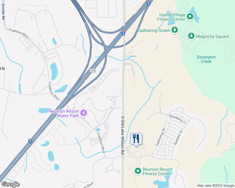 map of restaurants, bars, coffee shops, grocery stores, and more near 1100 Sunset View Circle in Four Corners